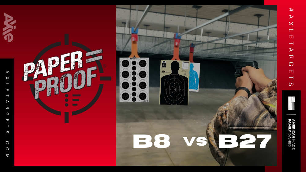 B8 vs B27: Which Paper Target Tightens Pistol Groups?