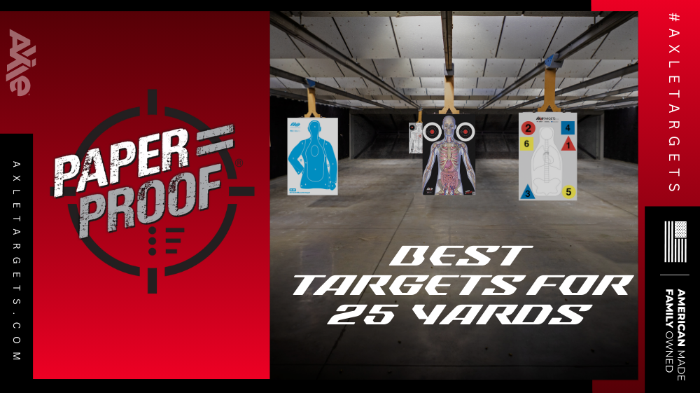What Size Paper Target Works Best at 25 Yards?