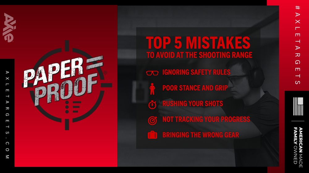 5 Mistakes to Avoid at the Shooting Range (and How Paper Targets Can Help)