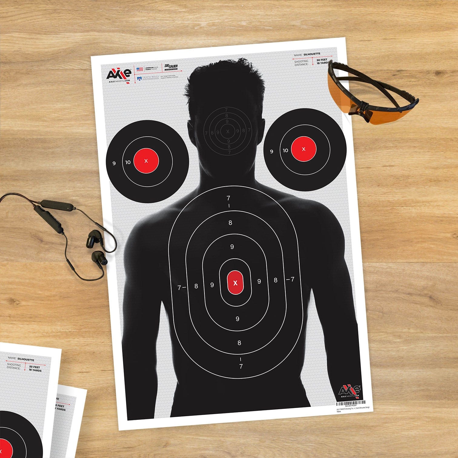 Axle Siloon Wood Target Practice