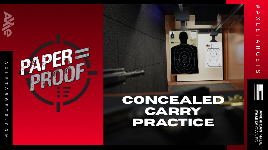 Best Targets for Concealed Carry Practice | Axle Targets