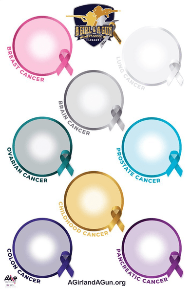 Cancer Awareness Target – 23x35 Motivational Dot Drill