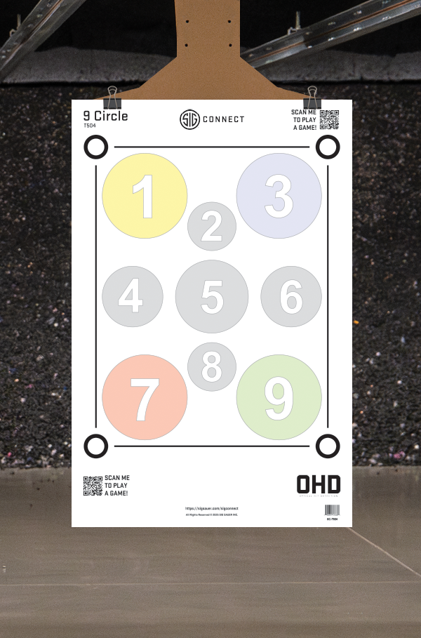 9-Circle OHD Target
