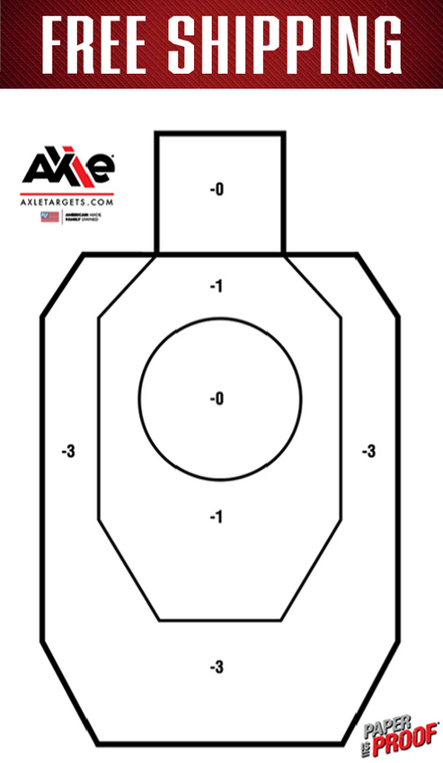 IDPA Target – Official Size Competitive Shooting Target