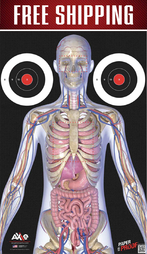 Anatomy Training Target – Human Body Shooting Practice