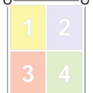 4-Square OHD Target - 100 Targets