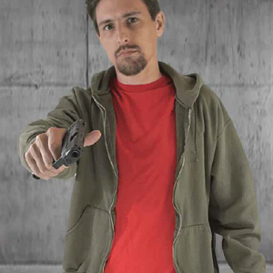 Male Criminal Hoodie Situational Target