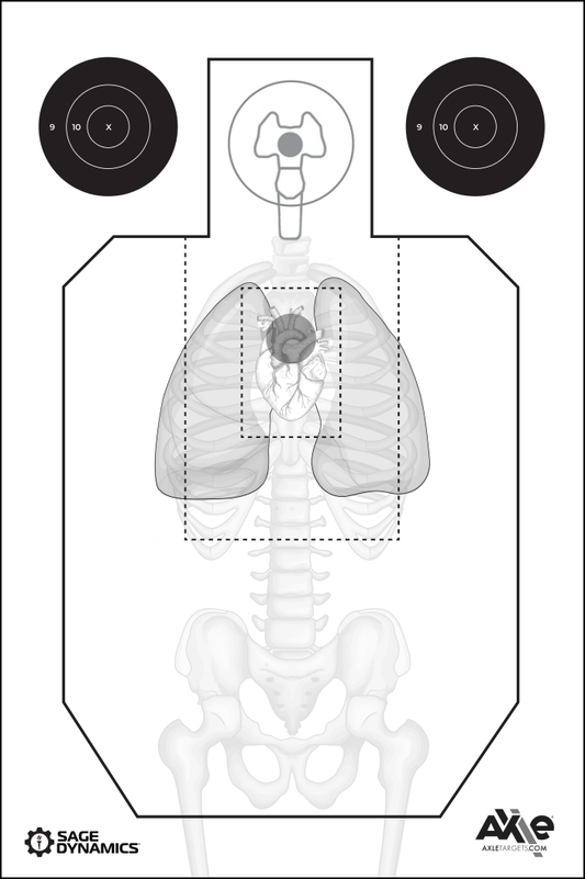 Sage Dynamics anatomical shooting target