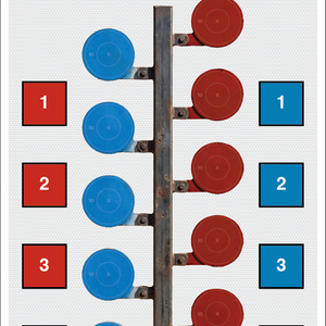Axle Dueling Tree Target