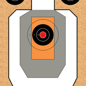 USPSA Orange Target